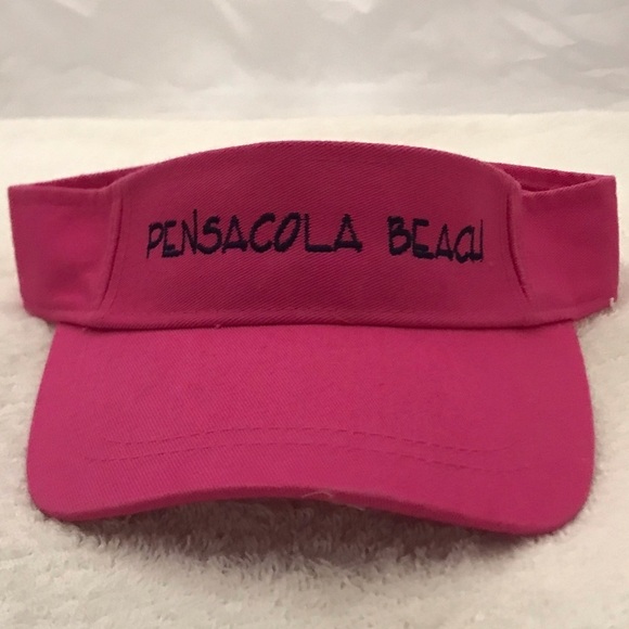 Shade Shack Accessories - Shade Shack for Pensacola Beach Adjustable Pink Travel Visor